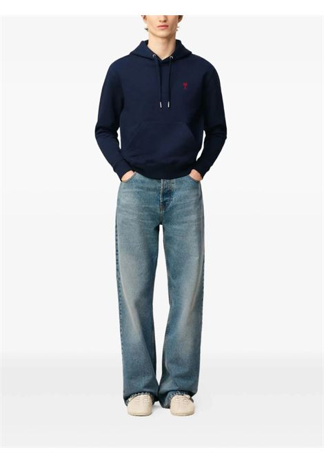 adc sweatrshirt man blue AMI PARIS | BFUSW235.730430